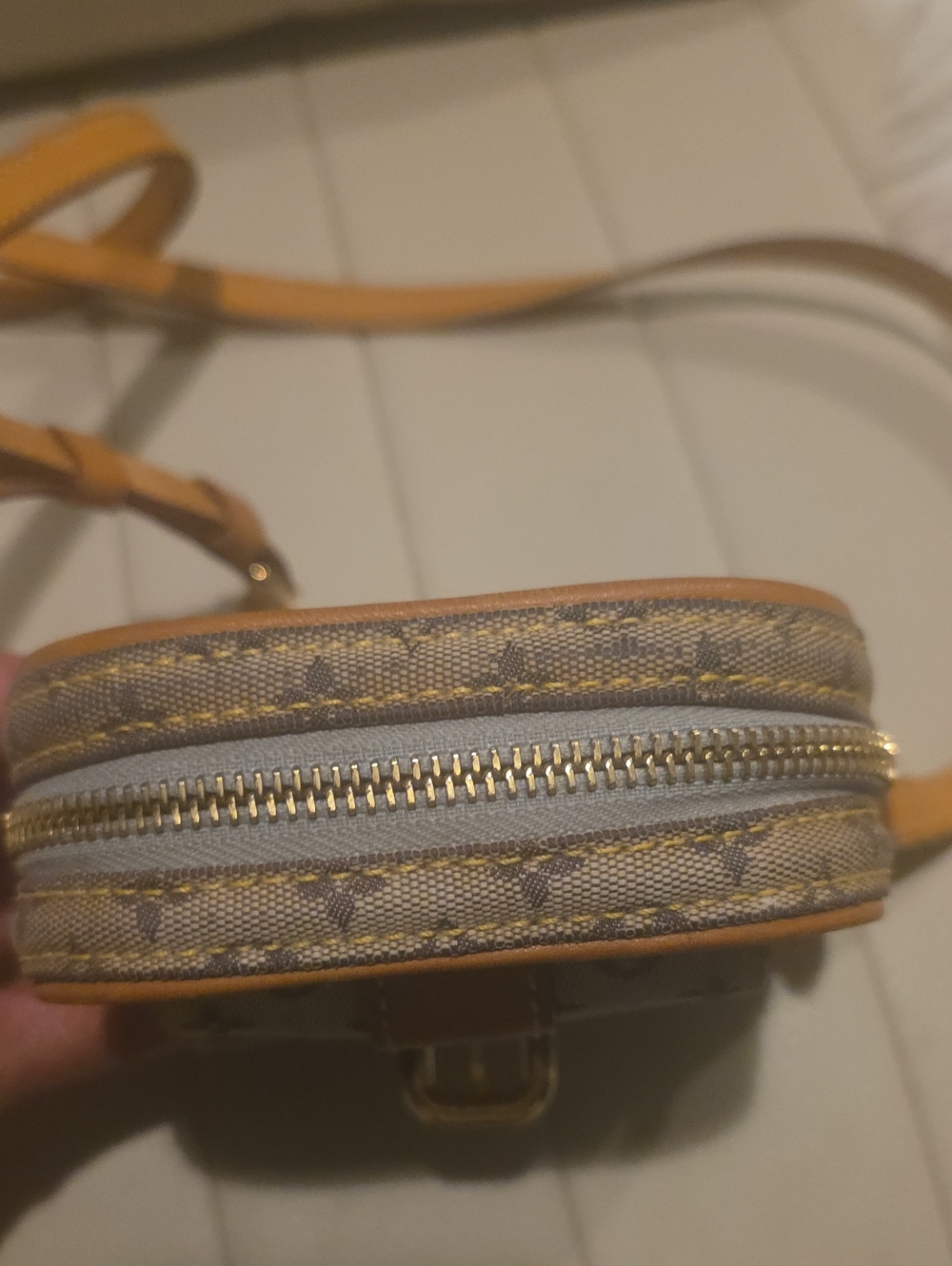 Louis Vuitton Mini Monogram Crossbody in Brown and Cream - Picture 6 of 14